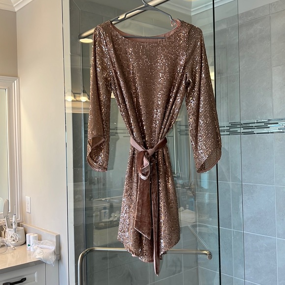 Anthropologie | Dresses | Sequin Dress From Anthro | Poshmark